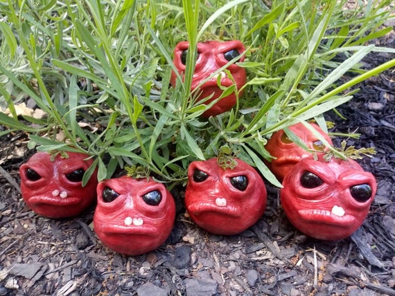 Attack of the Killer Tomatoes Inspired Grumpy Tomato Sculpture - Etsy