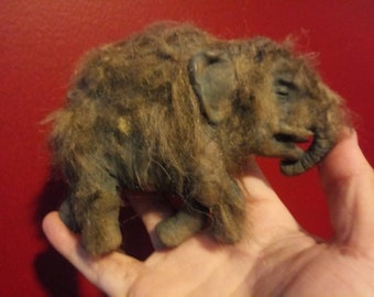 Wee Wooly, the Miniature Mammoth oddity sideshow attraction