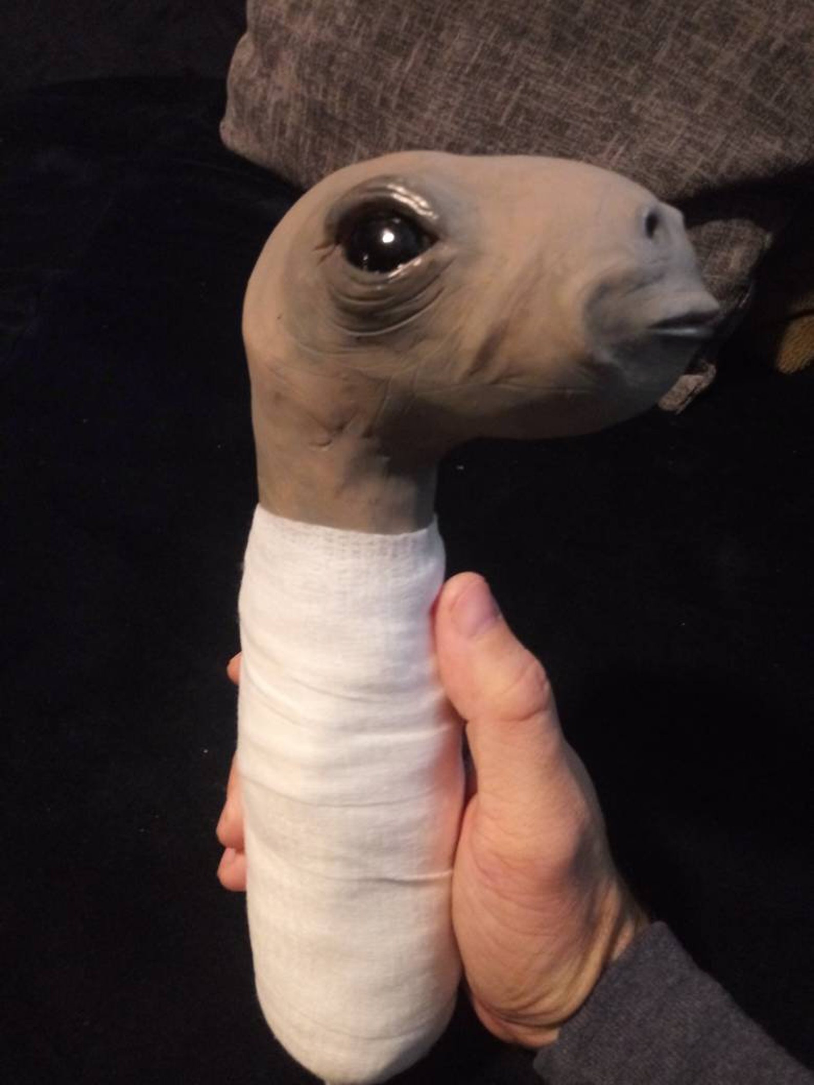 Eraserhead grayscale baby life size sculpture Etsy