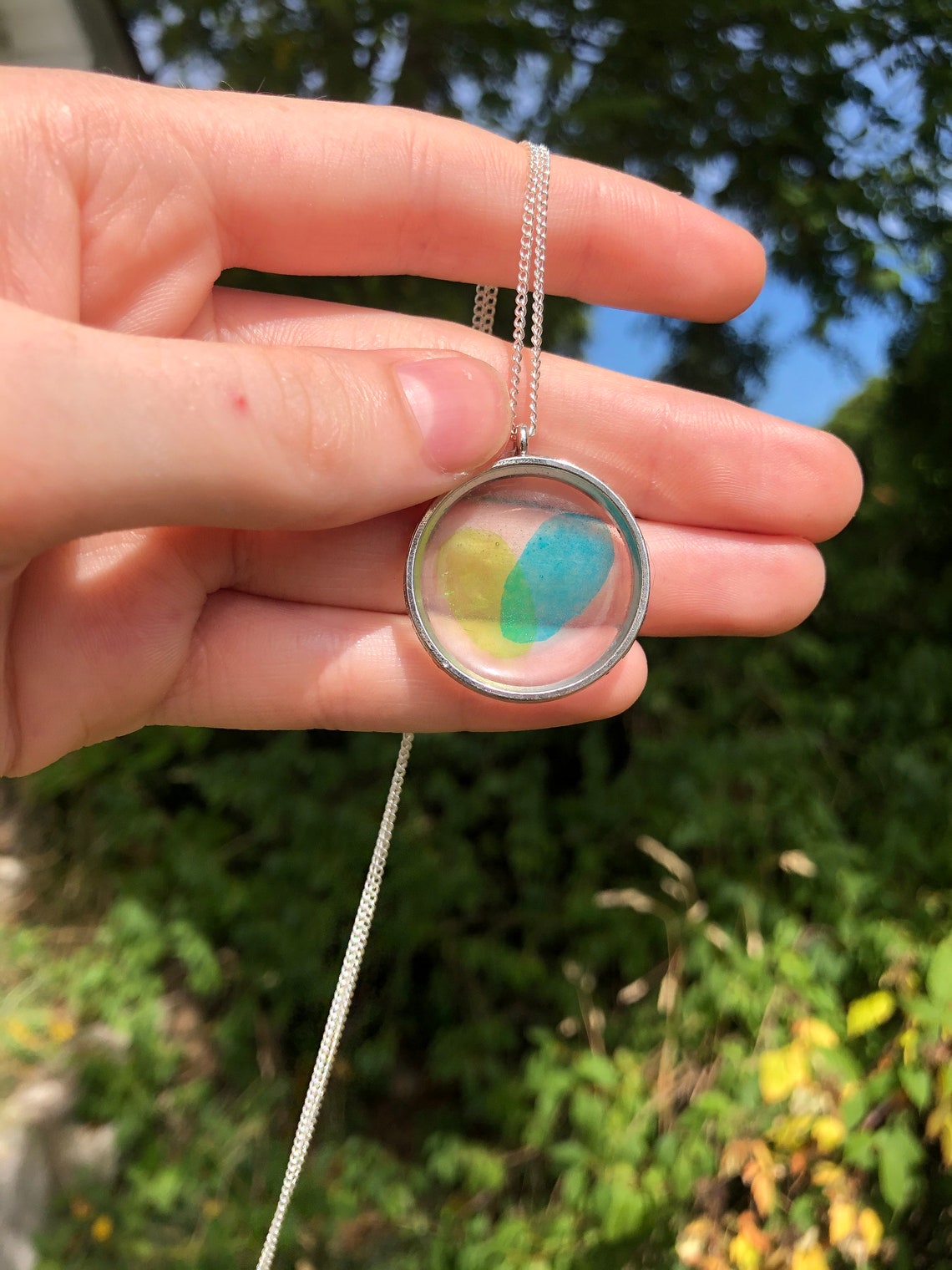 Joyful Heart Foundation Circle Necklace Etsy