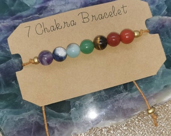 Bracelet 7 Chakras Etsy Bracelet 7 Chakras Etsy