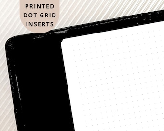 PRINTED A5 Dot Grid Note Planner Inserts | 6 Ring Organiser | Minimalist Agenda Refill | Notebook | Bullet Journal