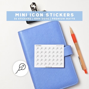 Ovulation Planner Stickers | Fertility, Cycle Tracking, Health Reminder Mini Icon Sticker Sheet