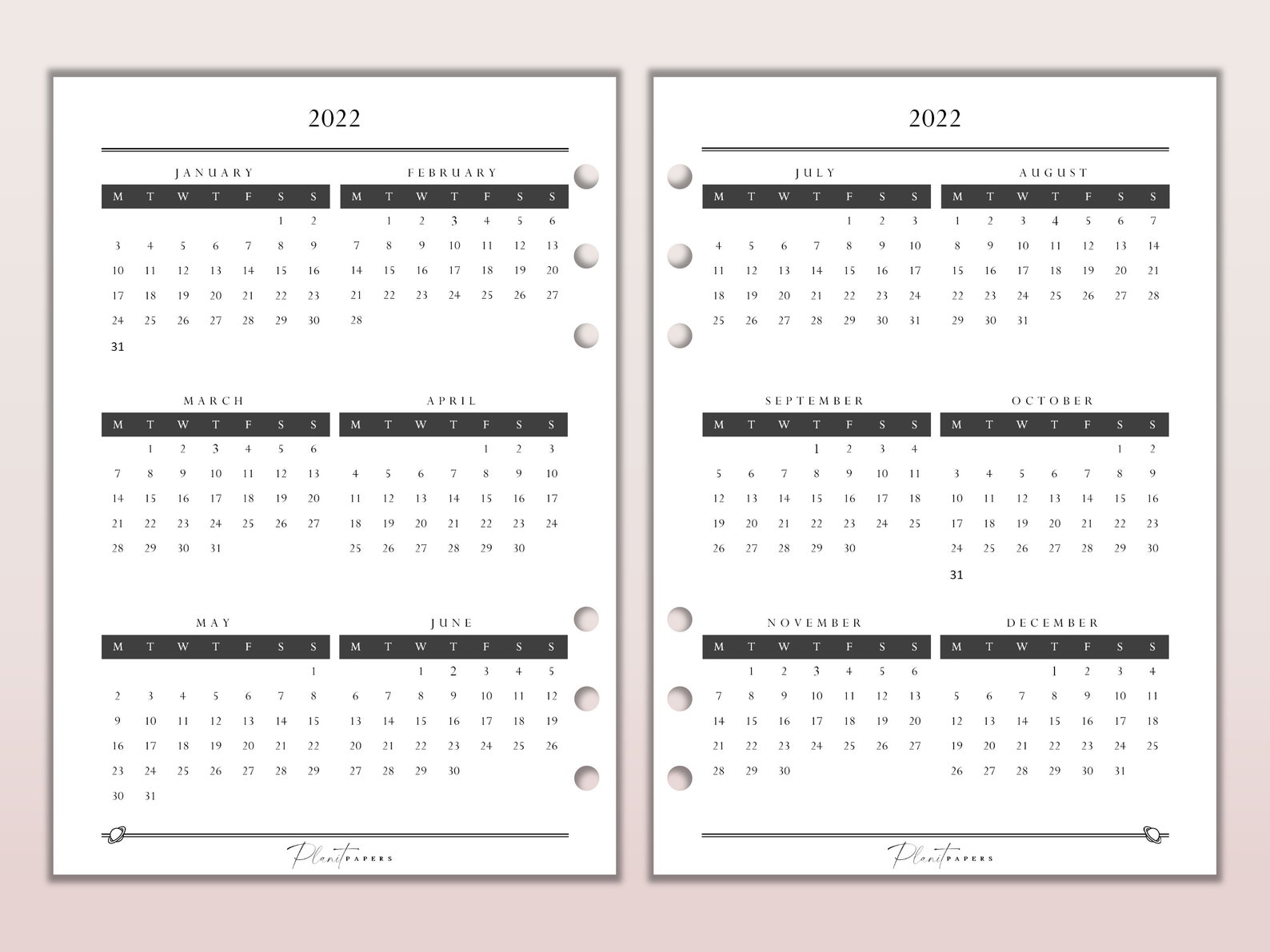 Louis Vuitton Planner Inserts 2022 Wydział