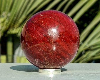 Tiny 50MM | Red Jasper Stone Minerals Healing Metaphysical Reiki&Aura SPHERE BALL | Valentine's Gift