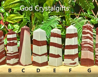 125MM 145MM Narmada Stone Minerals Healing Charged 4 Faceted Point Obelisk Tower Valentine's Gift