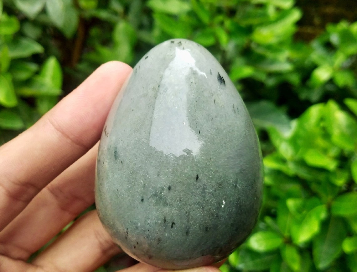 Beautiful Rare 65MM Grey Jade Stone From Africa Healing Etsy