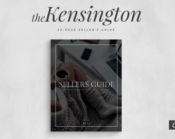listing presentation kit real estate Real Estate Seller's Guide, Stylish Seller's Guide, Real Estate Marketing, Listing Guide for Real Estate, "The Kensington Seller's Guide"