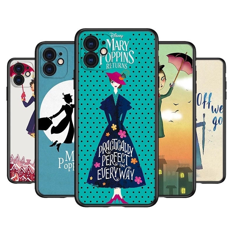 Silicone Cover Mary Poppins For Apple Iphone 14 13 12 Mini 11 Etsy