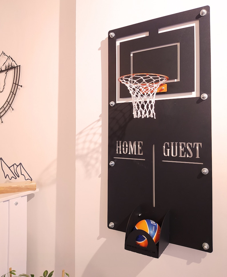 Basketball Hoop Wall Decor Basketball Hoop Mini Basketball Etsy