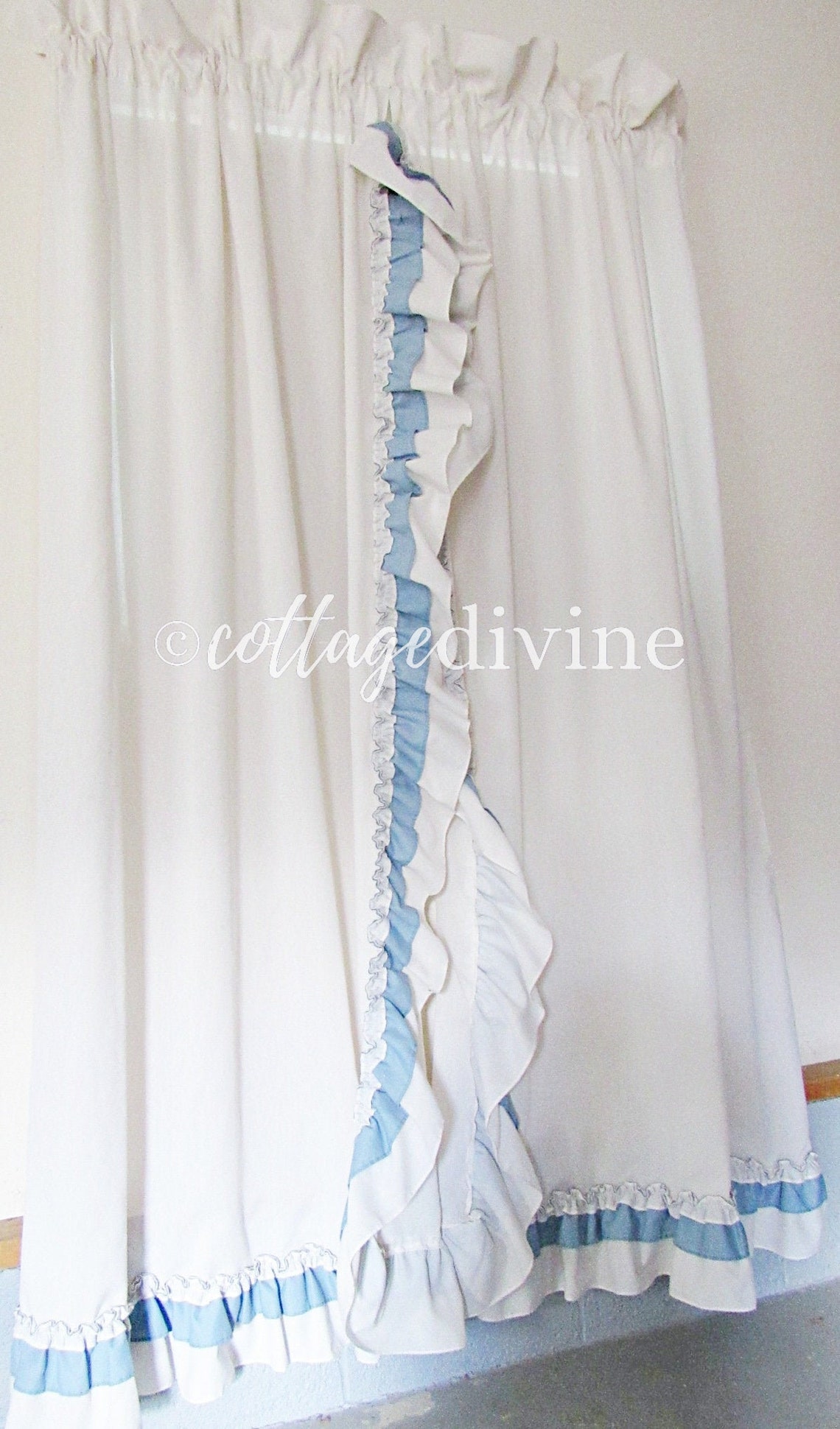 Dorothy's Ruffled Originals Country Blue Ruffle Priscilla Etsy