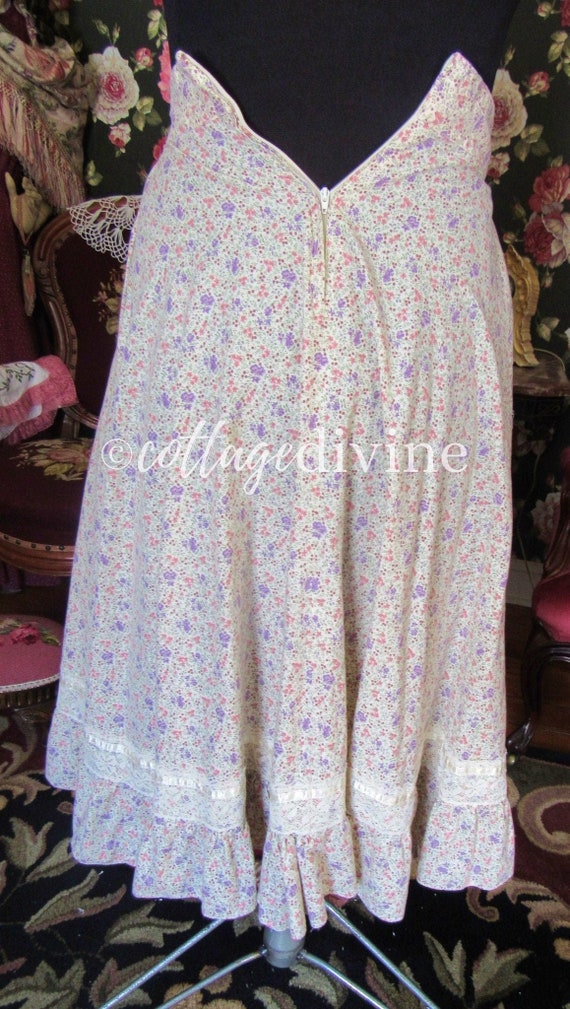 Wildflower Meadow Calico Gunne Sax Gunnies Vintag… - image 7