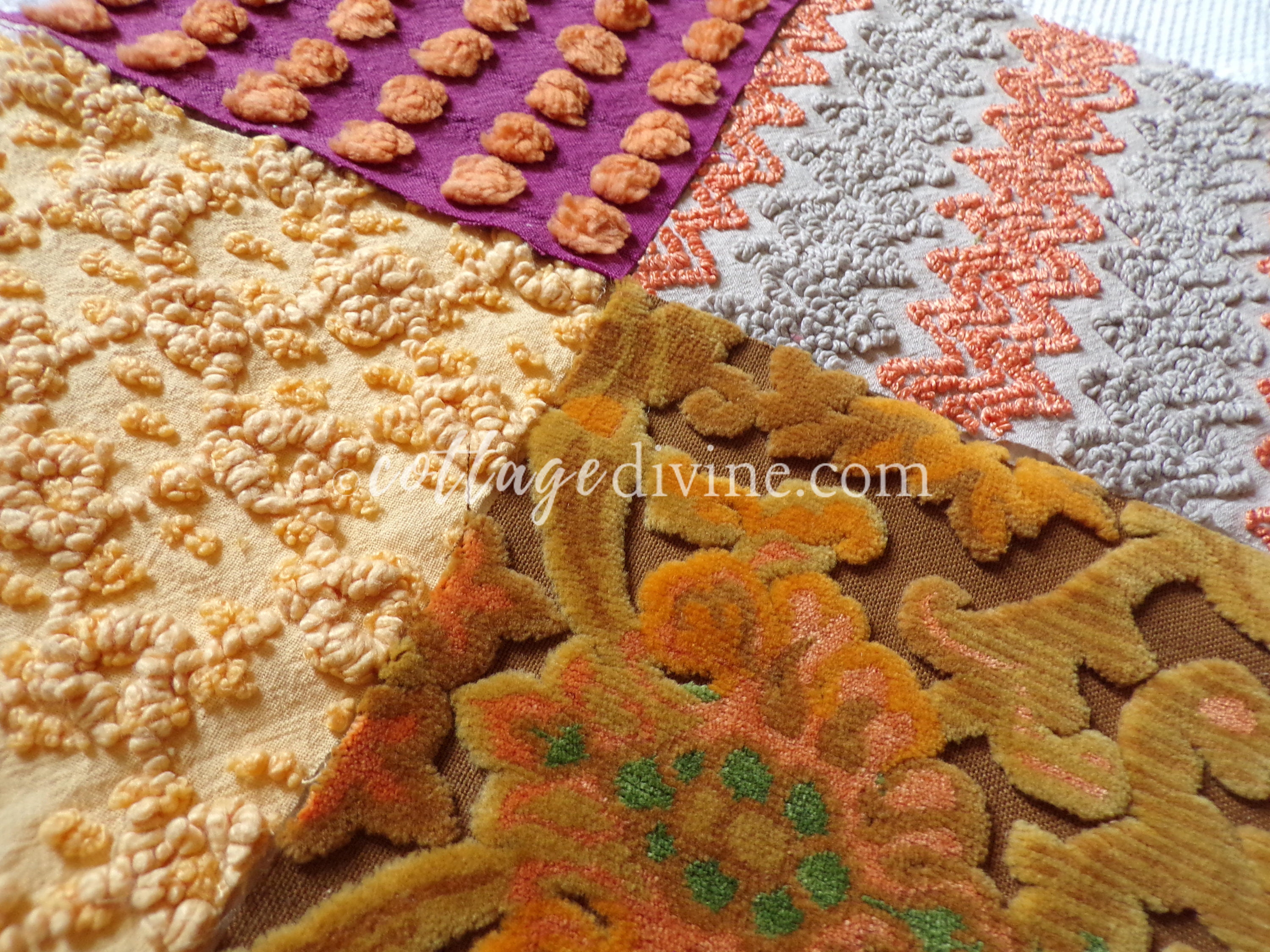 Vintage Chenille Fabric
