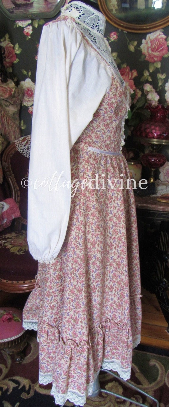 Gunne Sax Victorian Revival Calico Autumn Wildflo… - image 7