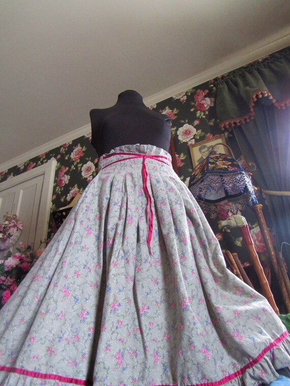 Victorian Style Calico Gunne Sax Gunnies Vintage 1