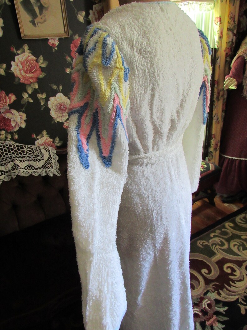 Rare Early Canyon Group Damze Chenille Robe Vintage Bathrobe Etsy