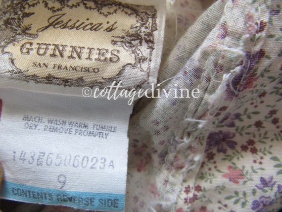 Wildflower Meadow Calico Gunne Sax Gunnies Vintag… - image 6