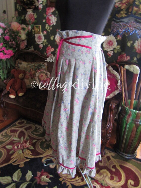 Victorian Style Calico Gunne Sax Gunnies Vintage … - image 6