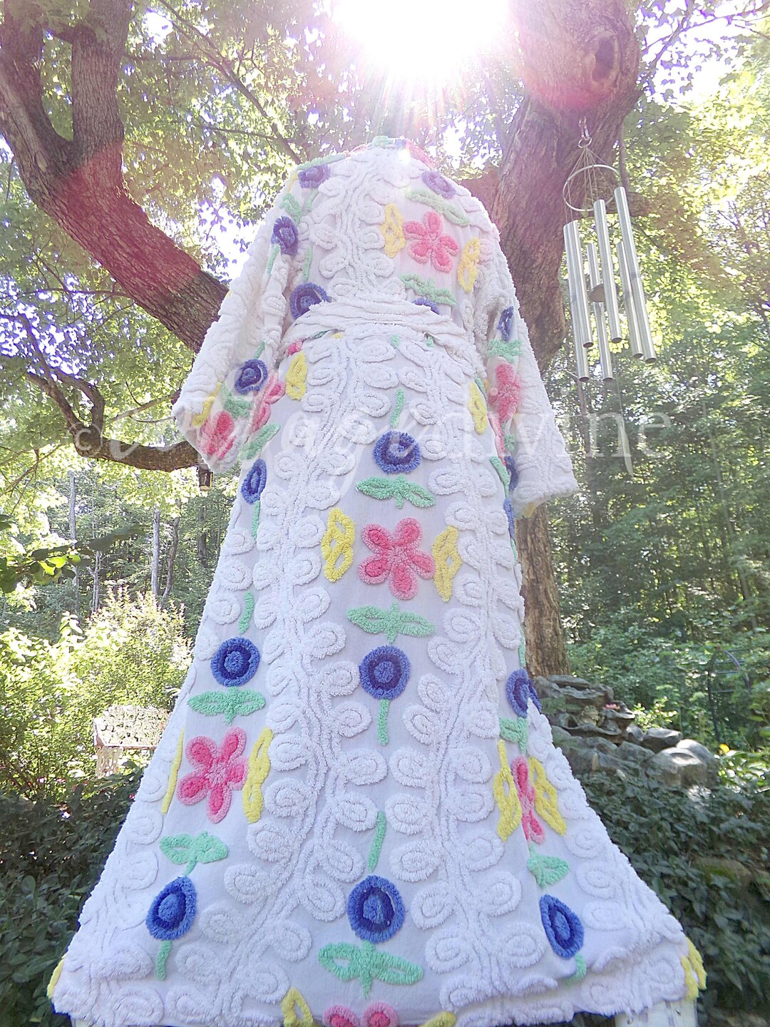 Iconic Original Canyon Group Chenille Robe, Nanny Style Y2K Era Vintage ...