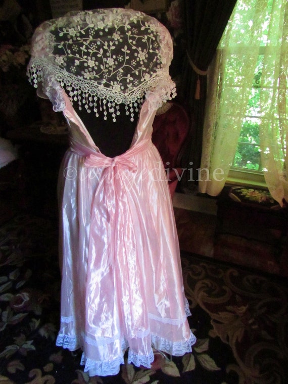 GUNNE SAX Cinderella Pink Princess Vintage Dress … - image 9