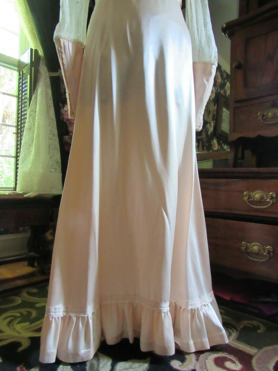 GUNNE SAX Vintage Dreamy Satin Slinky Victorian S… - image 9