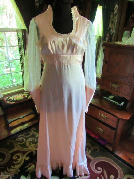 GUNNE SAX Vintage Dreamy Satin Slinky Victorian S… - image 7