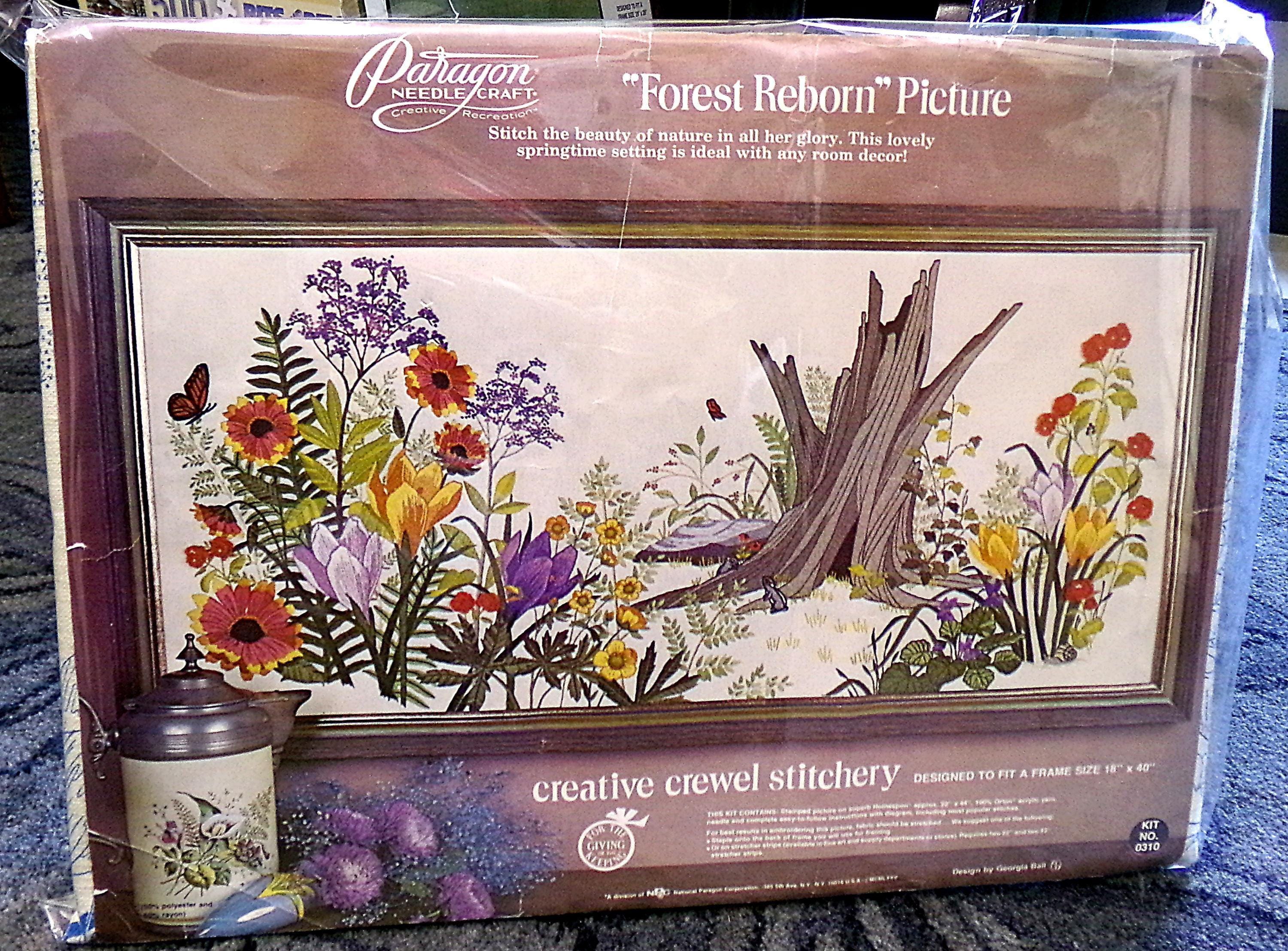 Paragon Spring Flowers Embroidery Kit - Etsy