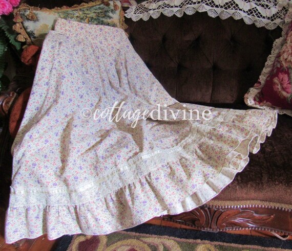 Wildflower Meadow Calico Gunne Sax Gunnies Vintag… - image 2