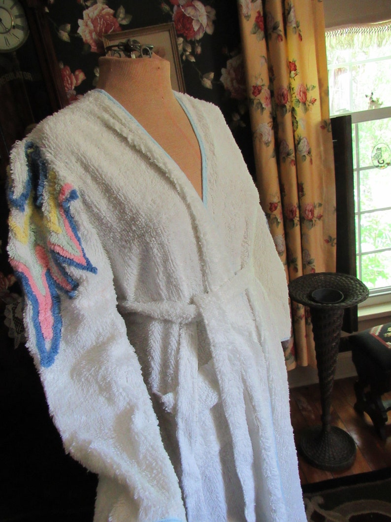 Rare Early Canyon Group Damze Chenille Robe Vintage Bathrobe Etsy