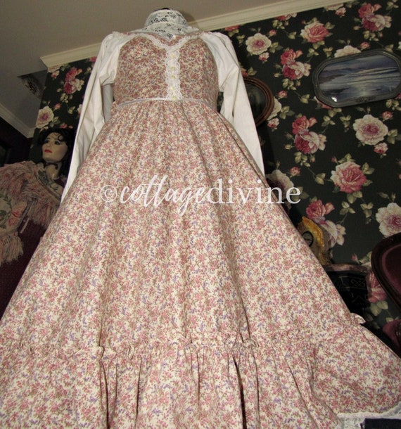 Gunne Sax Victorian Revival Calico Autumn Wildflo… - image 4