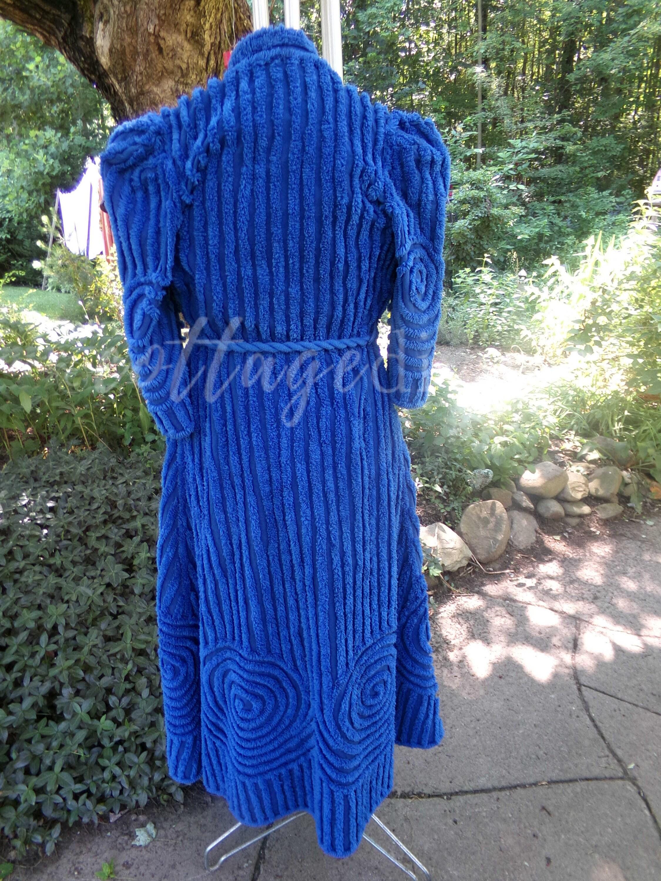 Old Style Robe Spectacular Vintage Chenille Robe, Original 1940s Bathrobe, Old ...