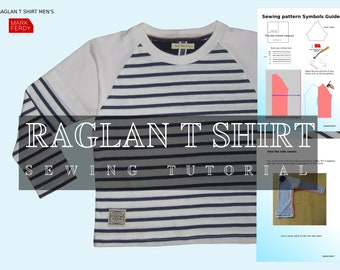 Raglan T-shirt Layered Long Sleeve Sewing Pattern for Boys