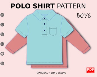 pdf polo shirt pattern for boys