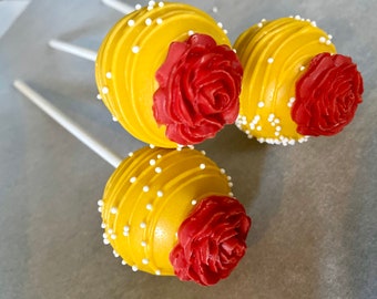Beauty And The Beast Cake Pops Etsy