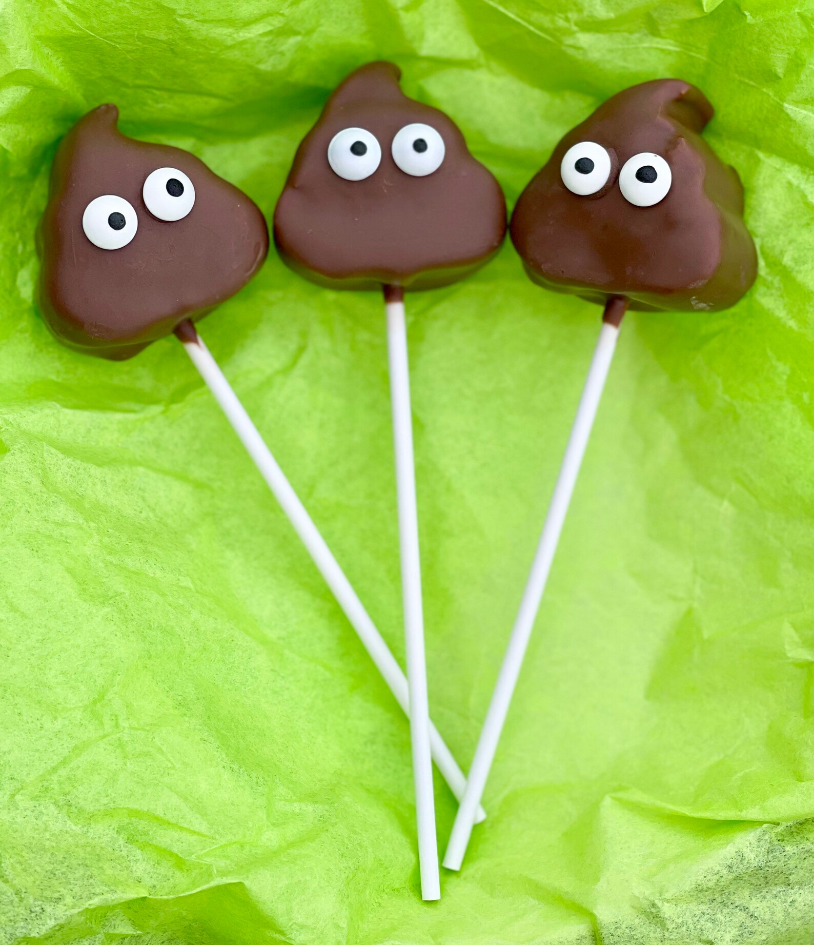 Poop Emoji Cake Pops 1 dozen Etsy