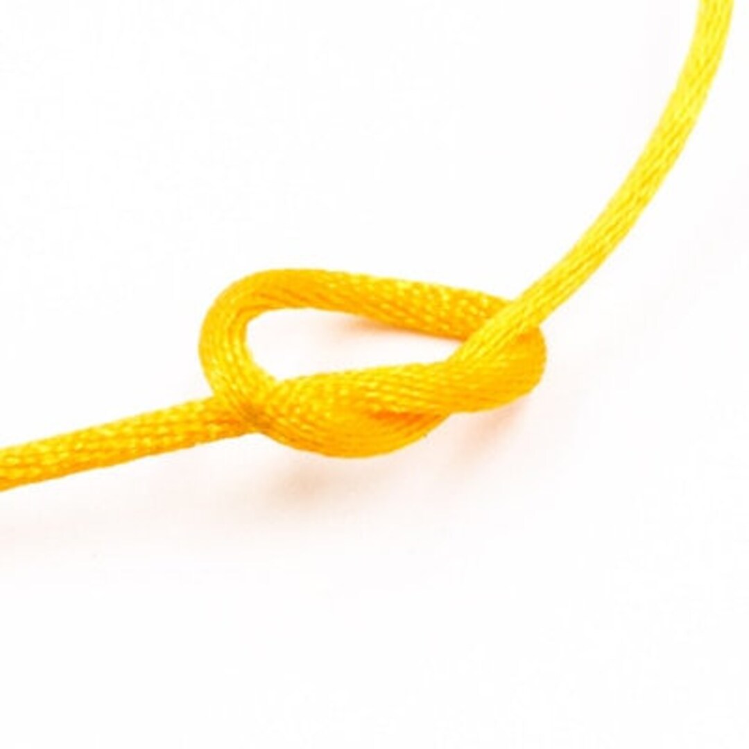Knotting Cord korean Silk 2 Mm Dia. Yellow Sold by Etsy