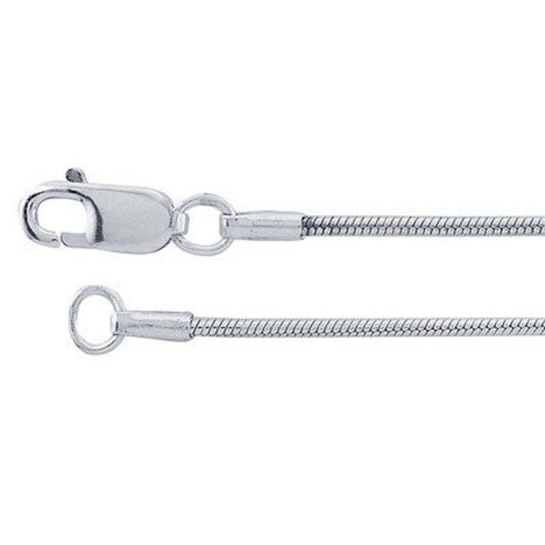 Sterling Silver 1.5mm Round Seamed Snake Chain 16 Sold by Pc 61310016
