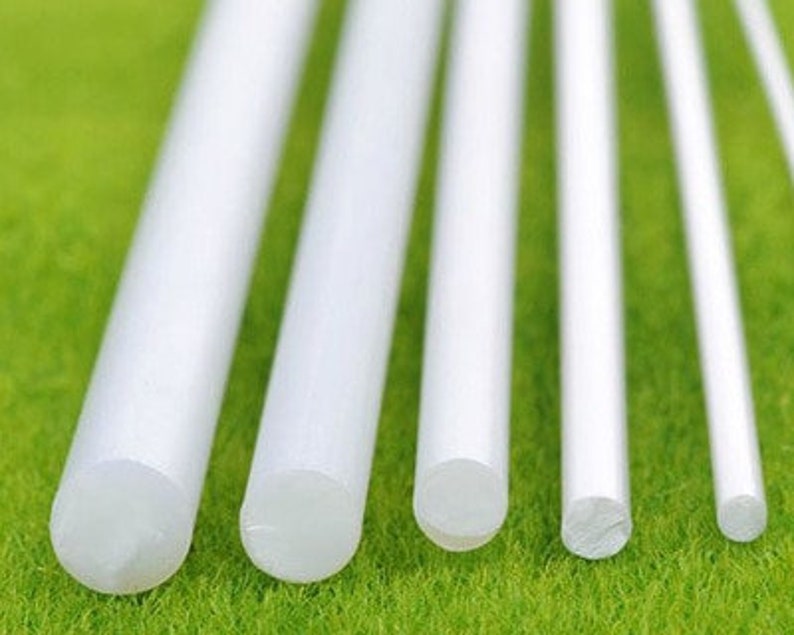 ABS Plastic Rod Round 2x250mm Sold by Pc AM0087 Etsy