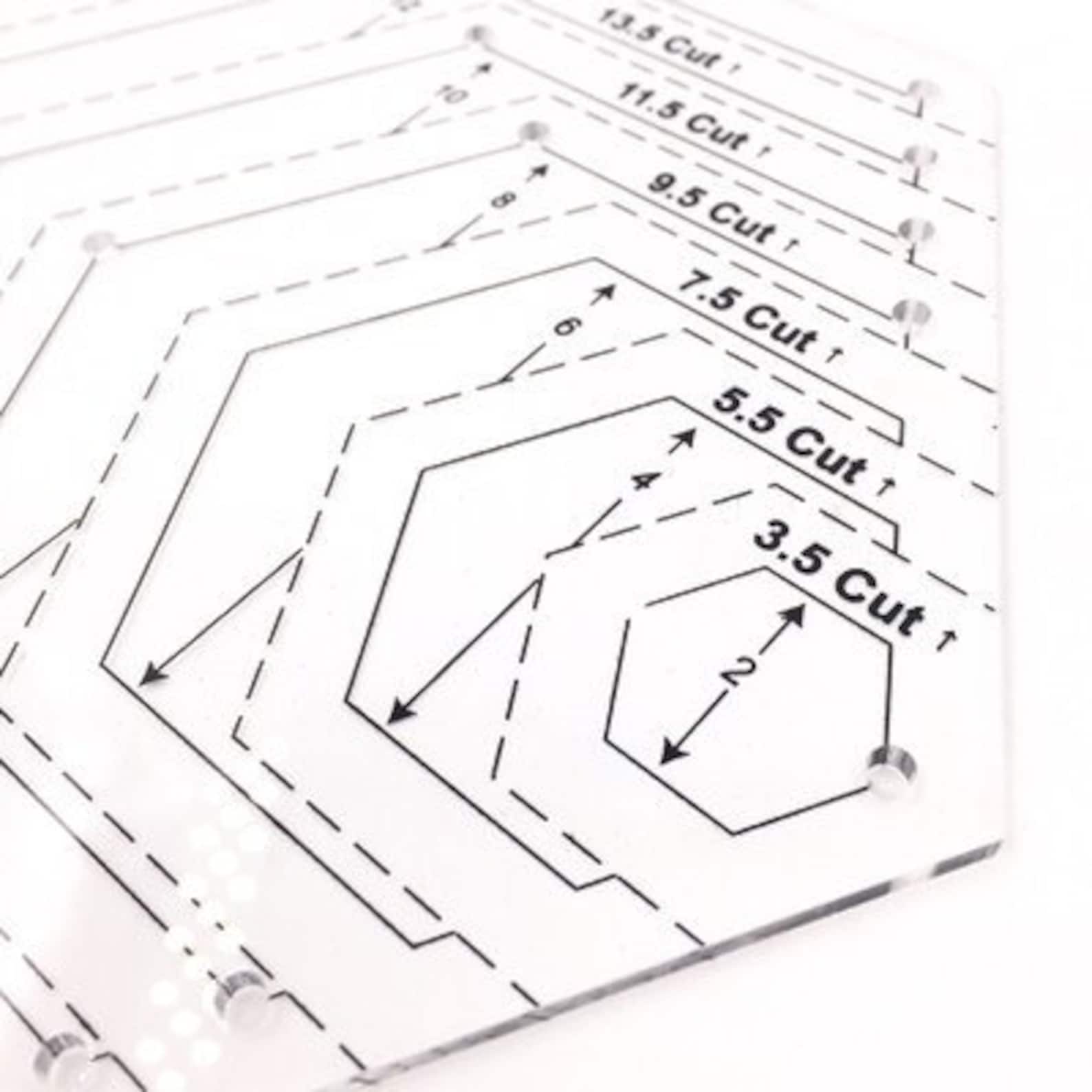 Printable Quilting Hexagon Templates