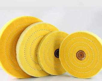 Yellow Treated Buffing Wheel 3"(7.5cm) 40 Ply | JR0040