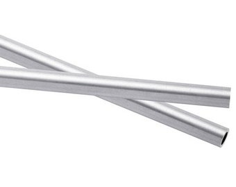 925 Sterling zilveren zware wandslang, OD 2,57 mm ID1,55 mm | Verkocht per cm | 100451 | Bulk Prc Avlb