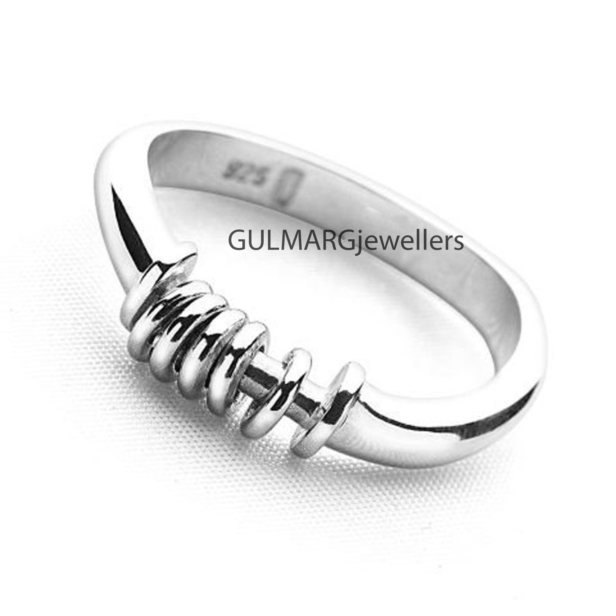 Worry Ring Gift For Her Anxiety Ring 925 Silver Ring Handmade Ring Women Ring Brass Spinner Promised Ring Texture Ring Spinner Ring
