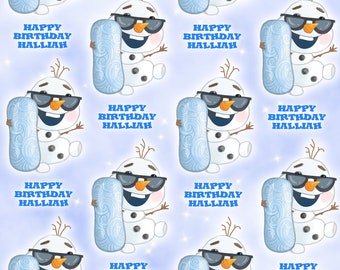 Frozen Wrap Paper Etsy
