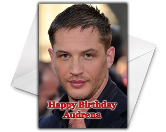 Tom Hardy Birthday Card | Etsy