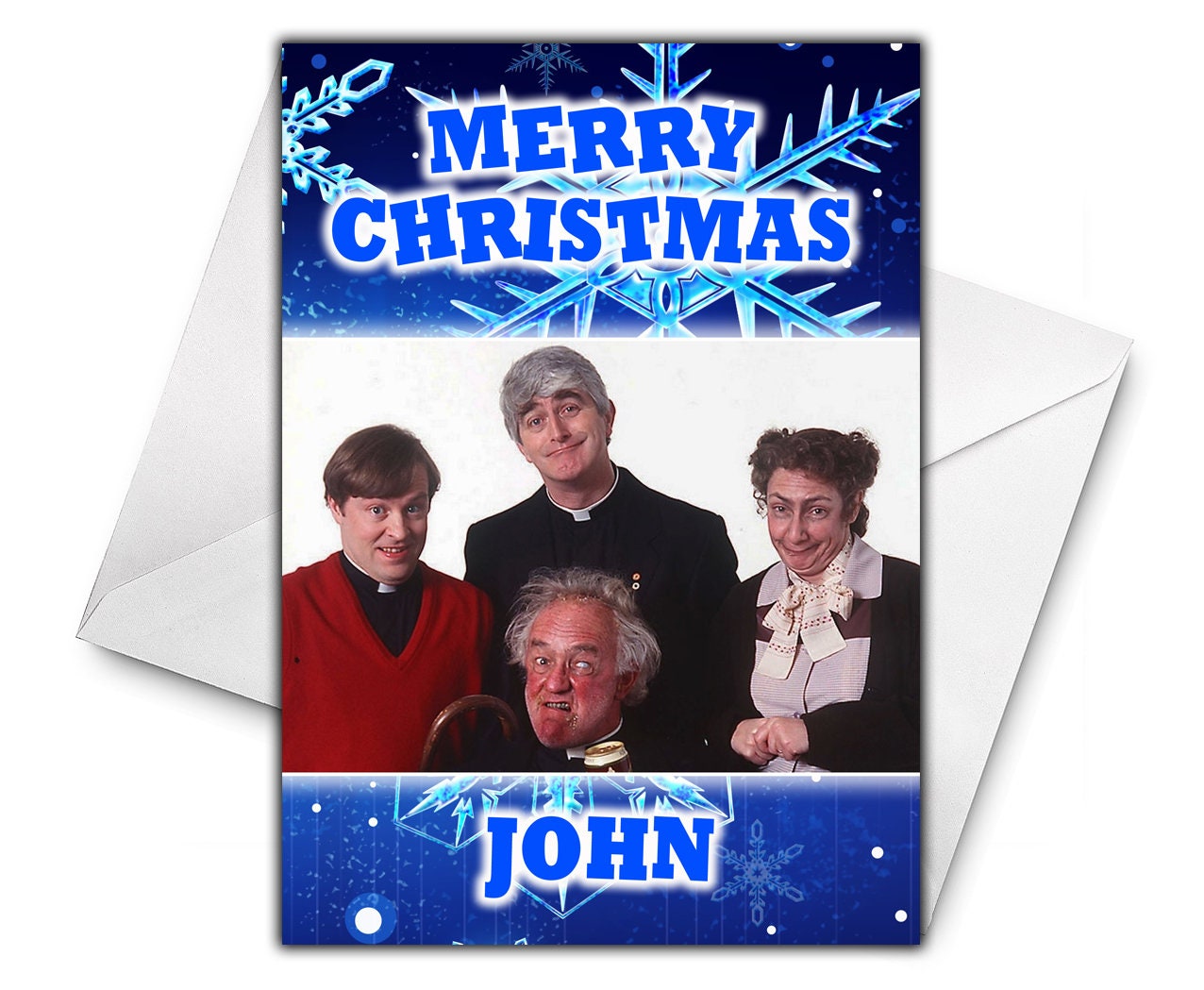 FATHER TED Personalised Christmas Card Father Ted | Etsy