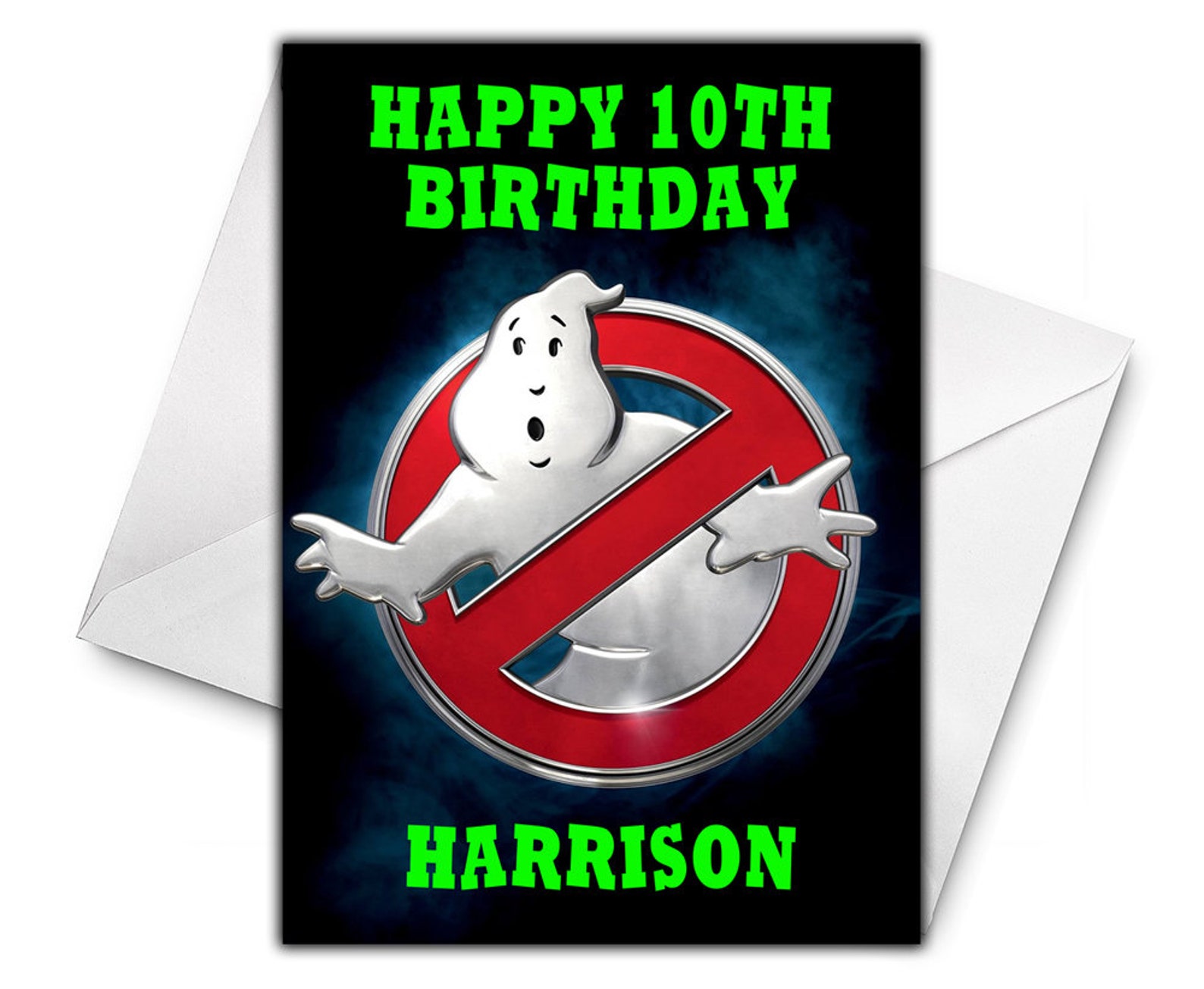 GHOSTBUSTERS Personalised Birthday Card Ghostbusters Etsy
