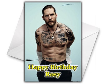 Tom Hardy Birthday Card | Etsy