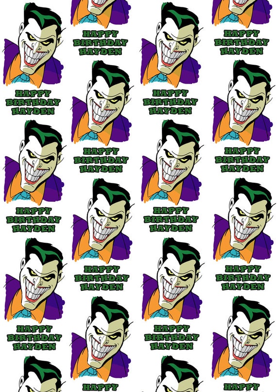 batman wrapping paper