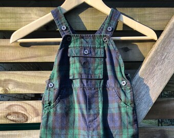 flannel overalls 90s