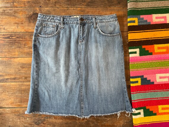 Vintage Low Rise Denim Skirt // Teens 